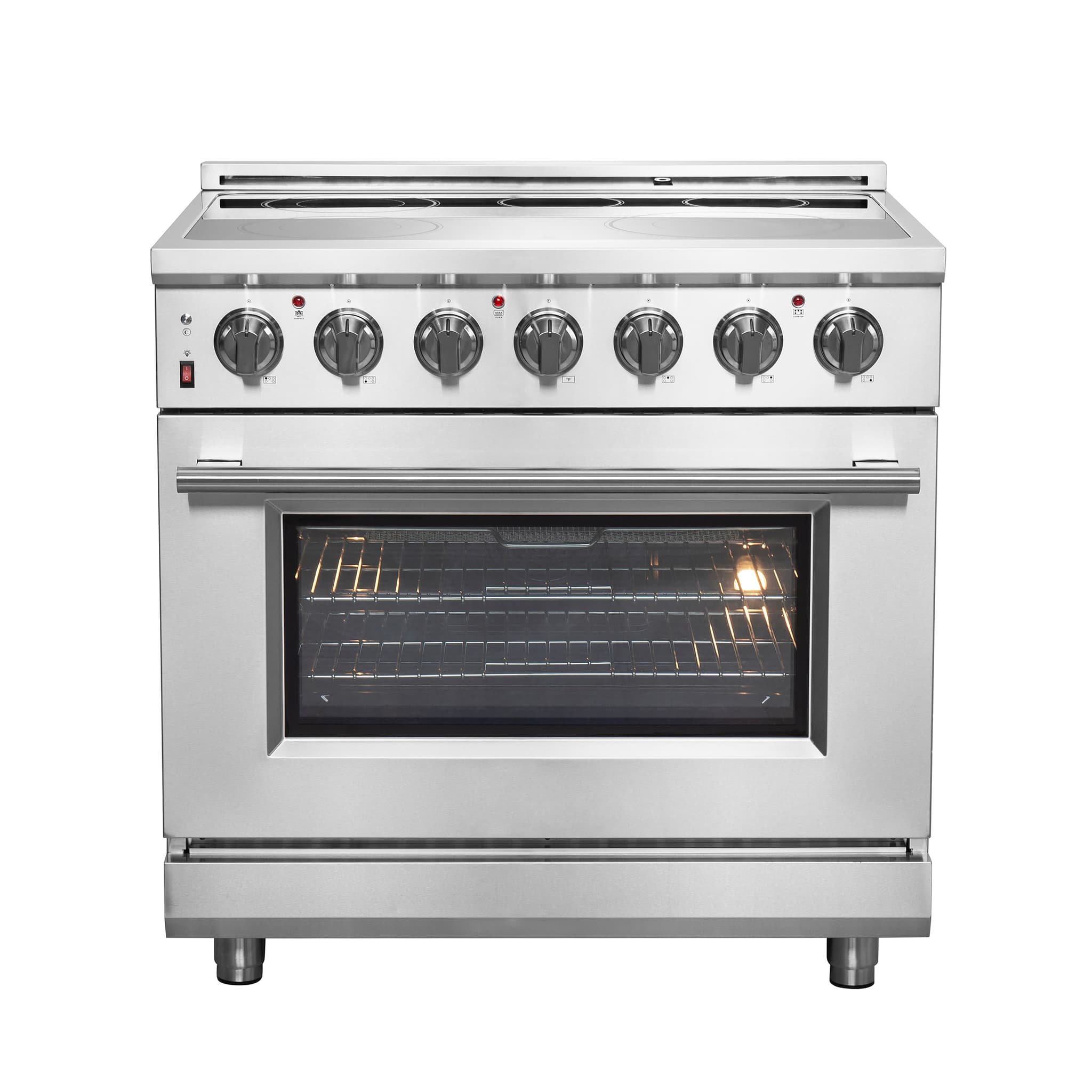 Forno Loiano 24-Inch Freestanding Electric Range, Canada Version, No Rotisserie Function, Plug and Cord Included