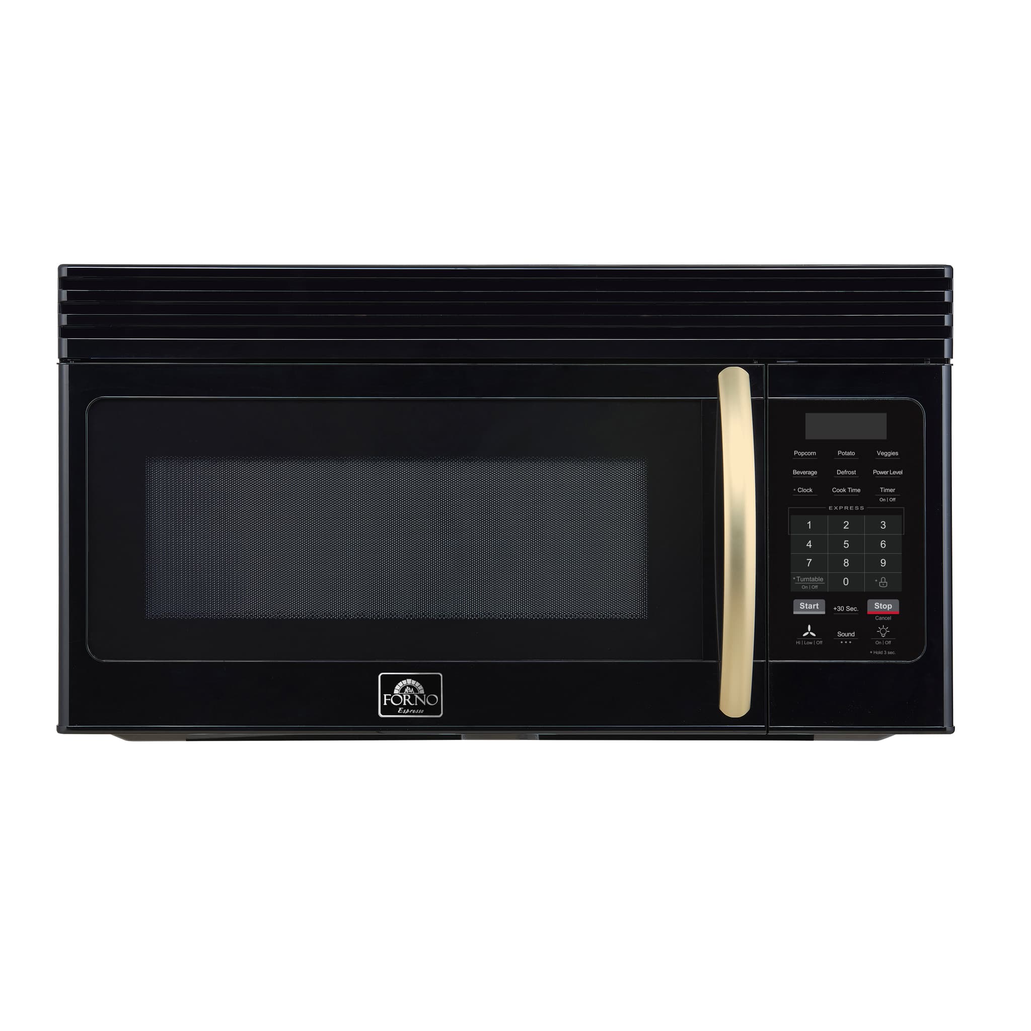 Forno Scalo 30-Inch Over the Range Microwave, White – 1.6 cu.ft, 300 CFM Vent, Touch Control, LED Light