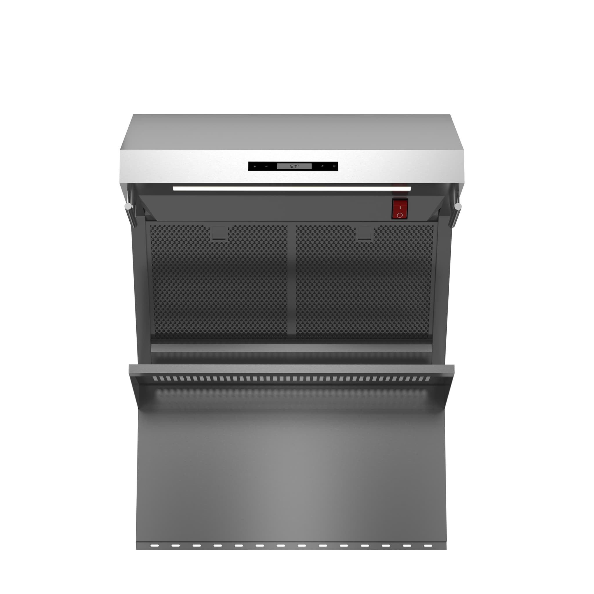 Forno Frassanito 30-Inch Insert Range Hood, 450 CFM, Stainless Steel Baffle Filters, LED Lighting
