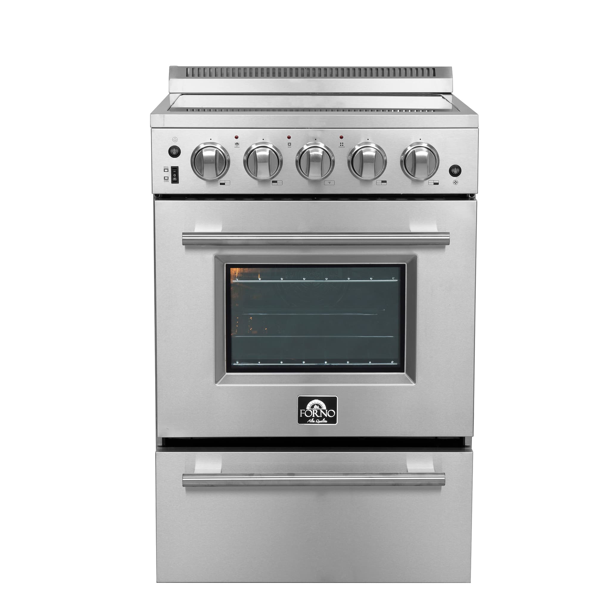 Forno Massimo 36-Inch Freestanding Chef Door Electric Range, True Convection Oven