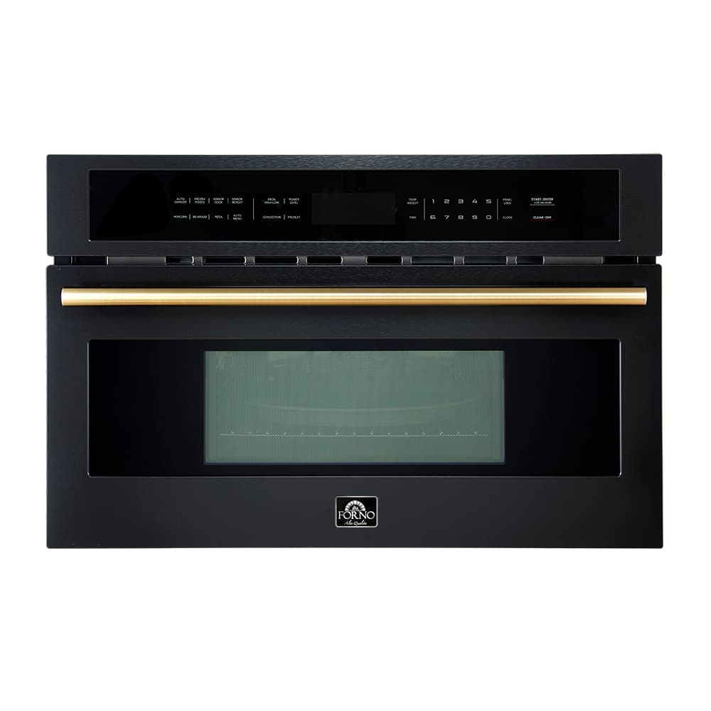 Forno Capoliveri 30-Inch Microwave Drawer, Stainless Steel, 1.2 cu.ft, 1500 Watts, Built-In, Touch Control LCD Display, Auto-Touch Open/Close, 11 Power Levels, Sensor Cooking