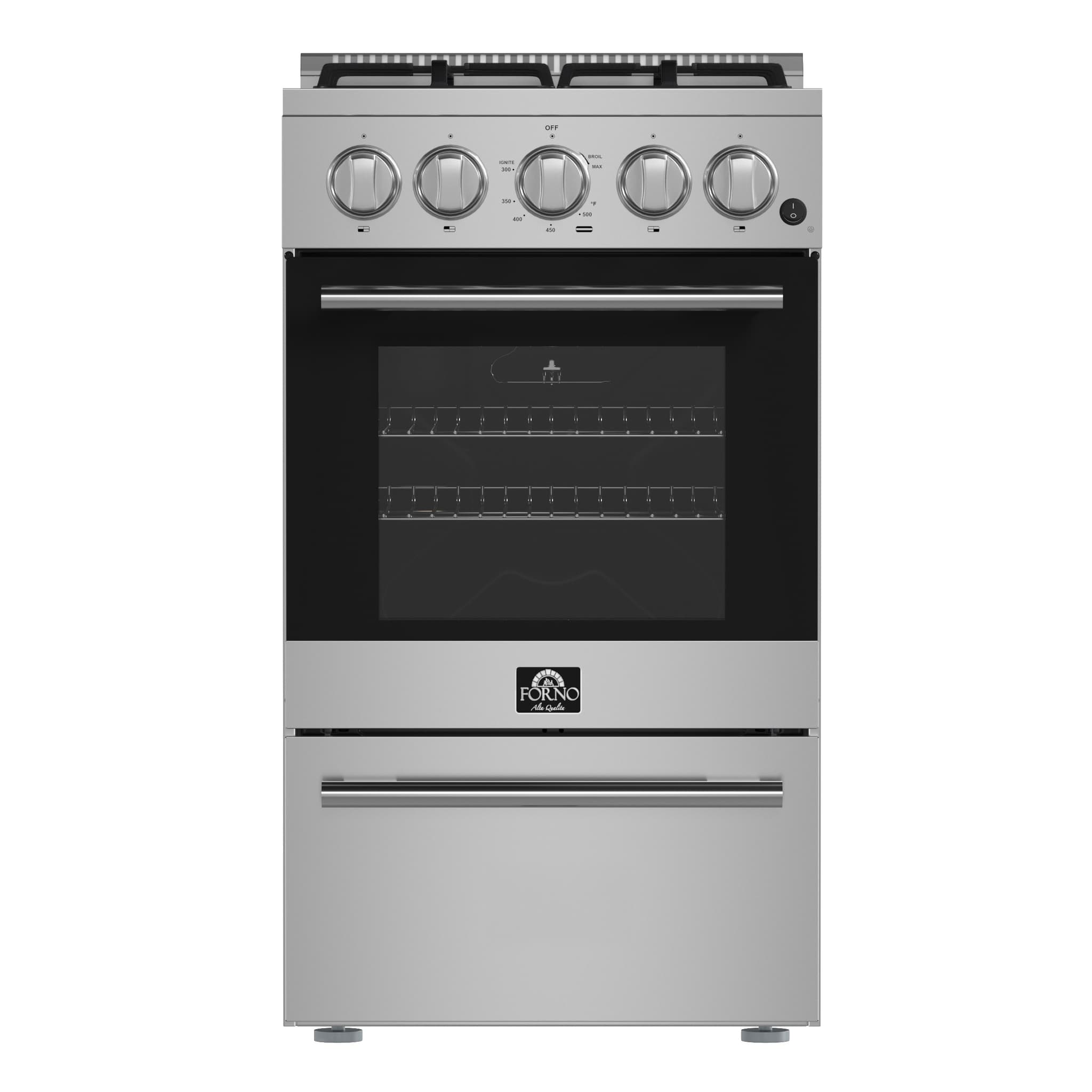 Forno Cossato Alta Qualita 36-Inch Pro-Style Gas Rangetop, Stainless Steel, 6 Sealed Burners, 83,000 BTU Total Output, Continuous Cast Iron Grates