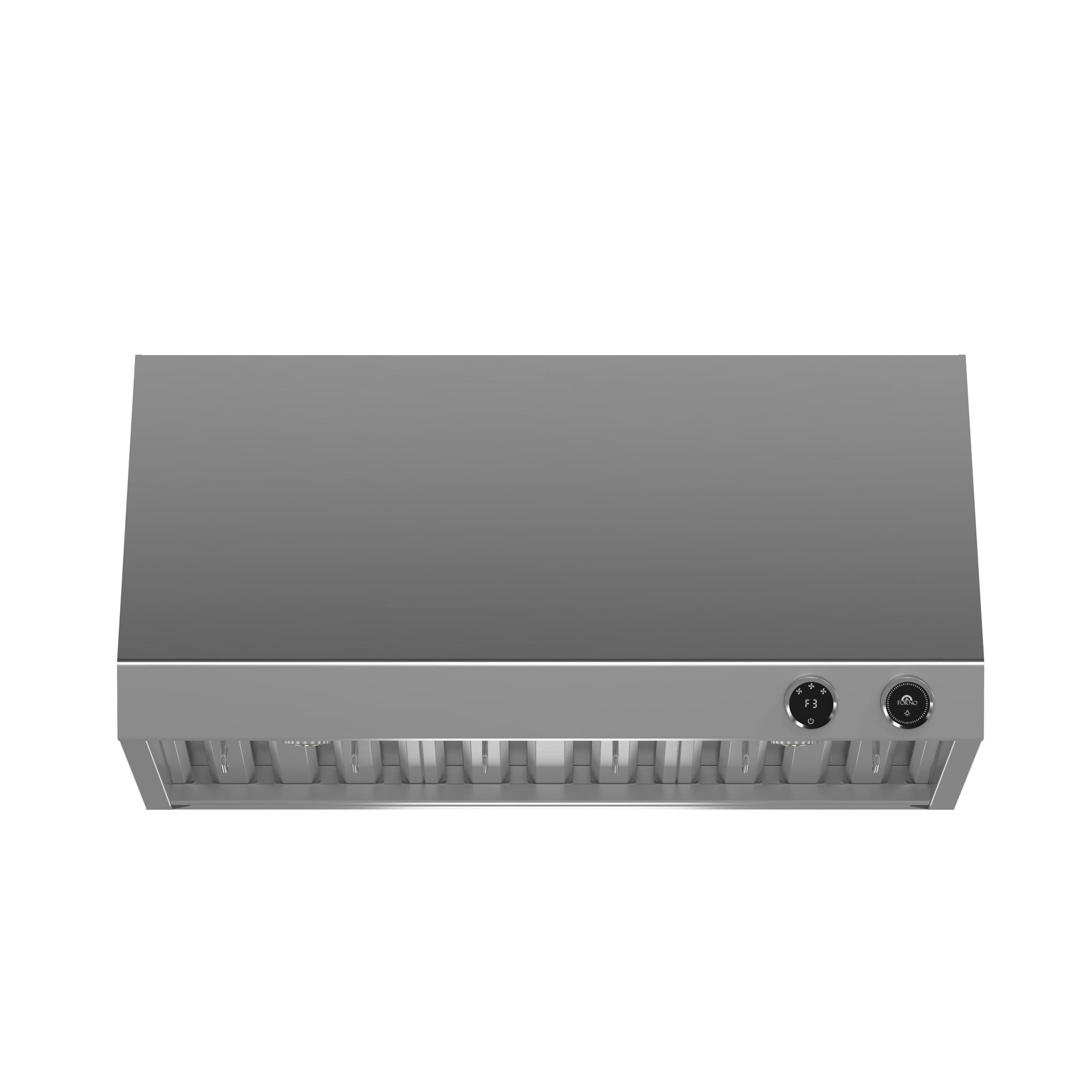 Forno Bari Espresso 30-Inch Under Cabinet Range Hood, Stainless Steel, 400 CFM, LED Lighting, Dishwasher-Safe Baffle Filters, 4-Speed Fan Control