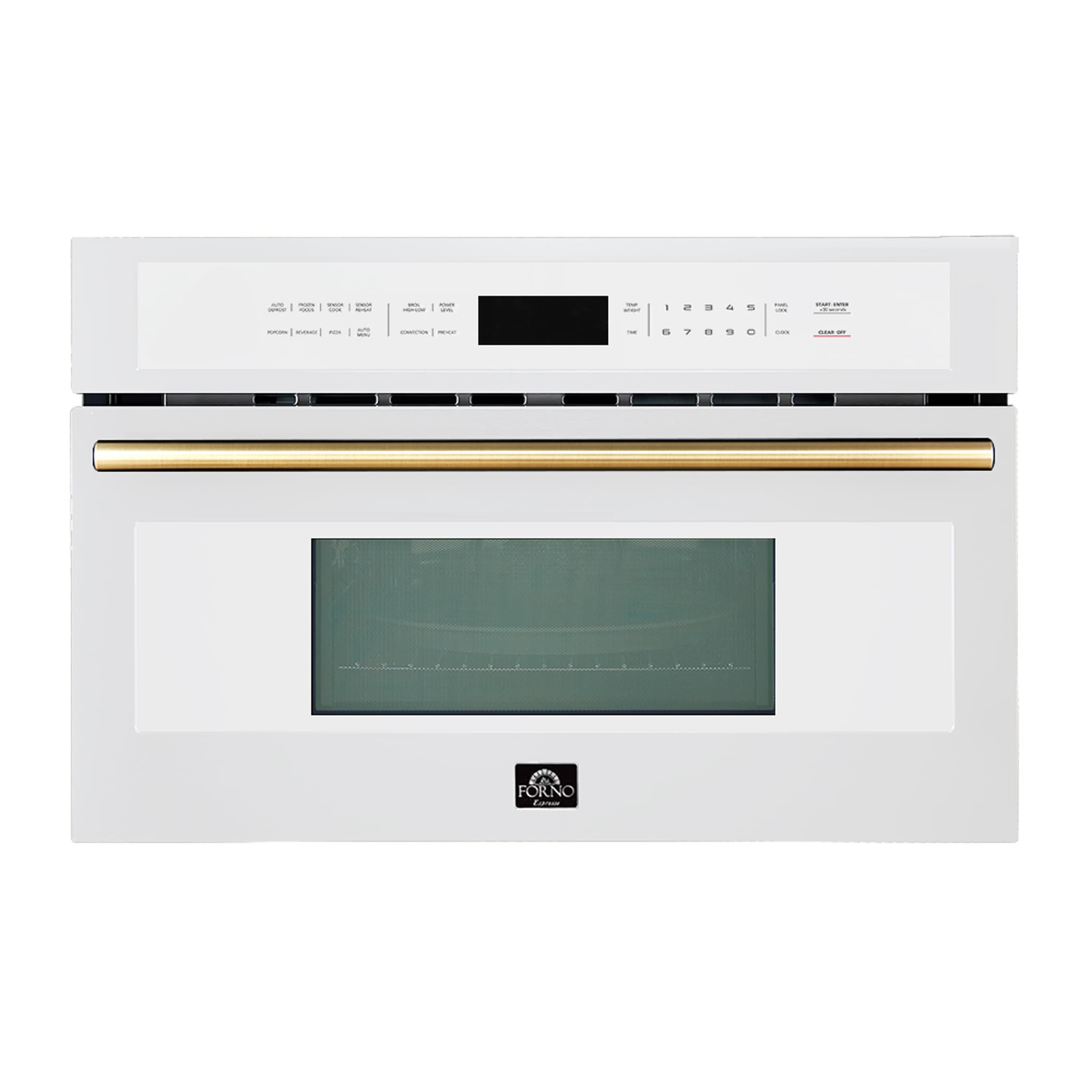 Forno Capoliveri Espresso 30-Inch Microwave Drawer, Black, 1.2 cu.ft, 1500 Watts, Built-In, Touch Control LCD Display, Auto-Touch Open/Close, 11 Power Levels, Sensor Cooking