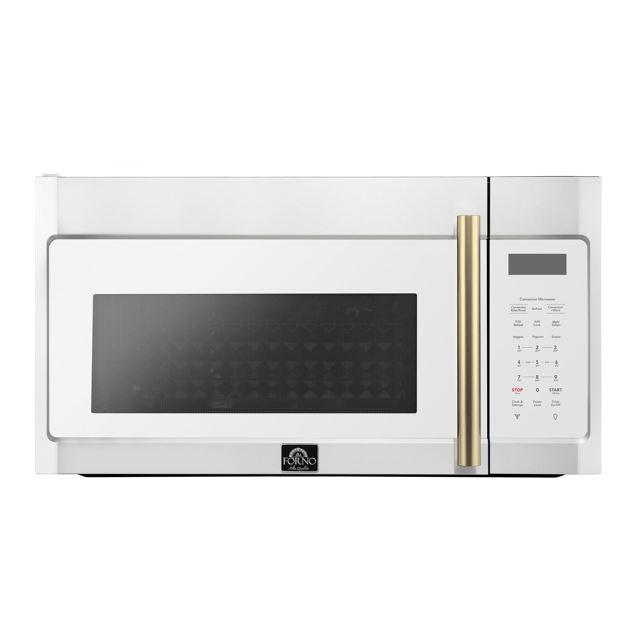 Forno Scalo 30-Inch Over the Range Microwave, Stainless Steel – 1.6 cu.ft, 300 CFM Vent, Touch Control, LED Light