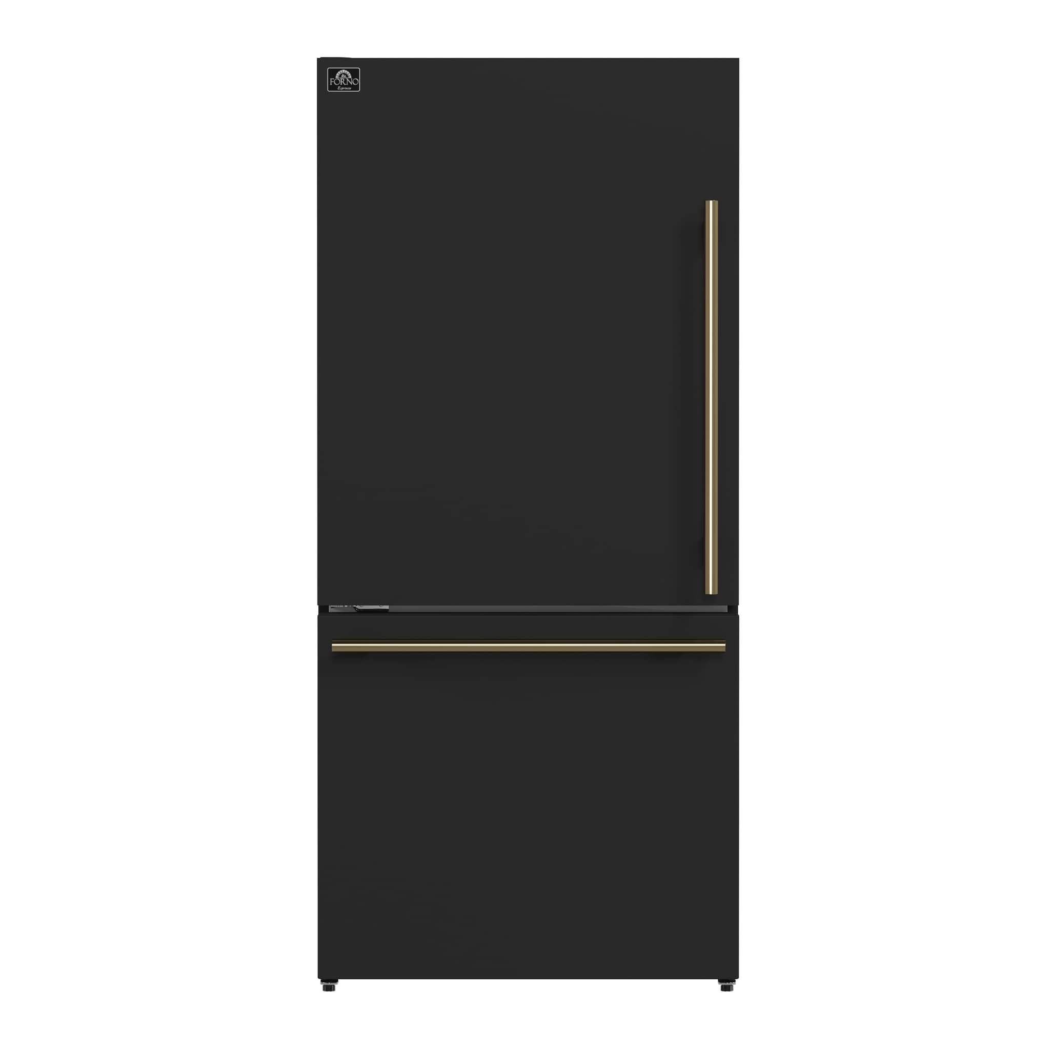 Forno Salerno 33-Inch Side-by-Side Stainless Steel Refrigerator, 15.6 cu.ft, ENERGY STAR Certified