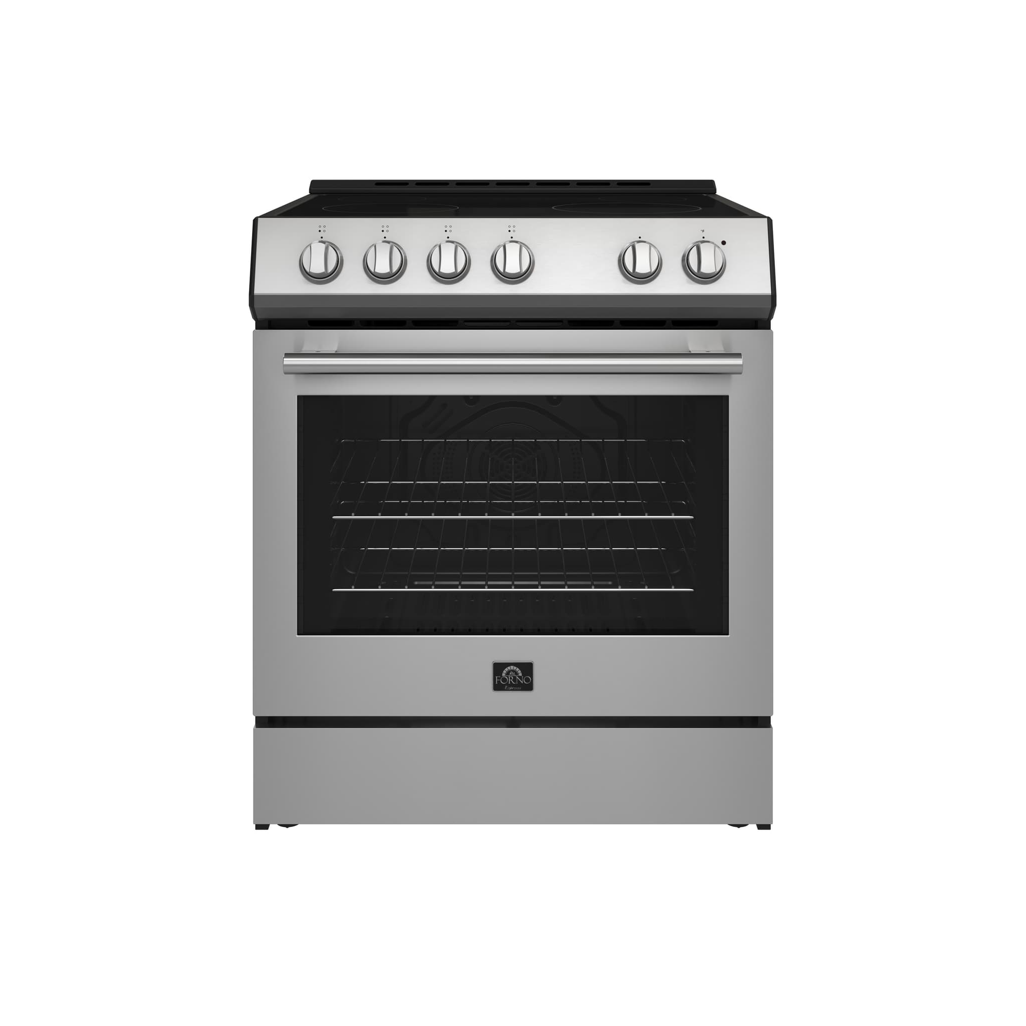 Forno Loiano 24 Inch Freestanding Electric Range in Black, Canada Version, Plug and Cord Included