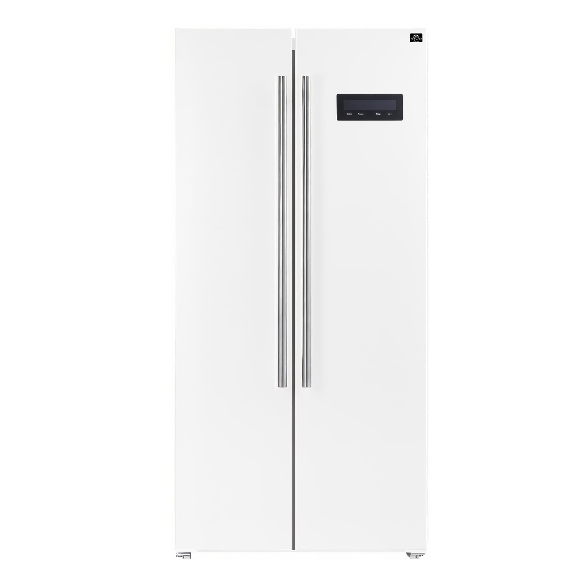 Forno Milano Espresso 31-Inch Bottom Freezer Refrigerator, White, 17.2 cu.ft Capacity, Energy Efficient