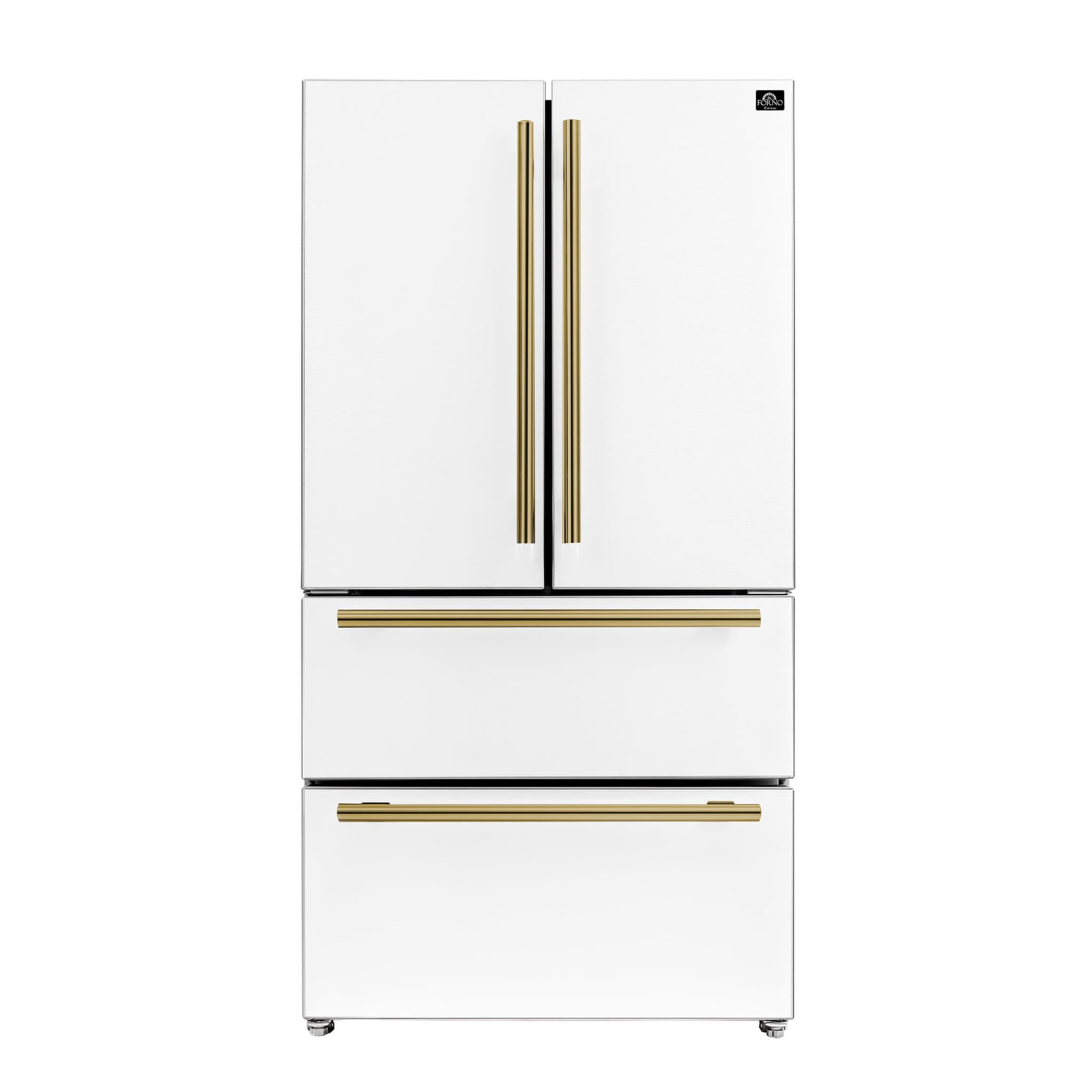 Forno Massimo 36-Inch Freestanding French Door Electric Range, True Convection Oven