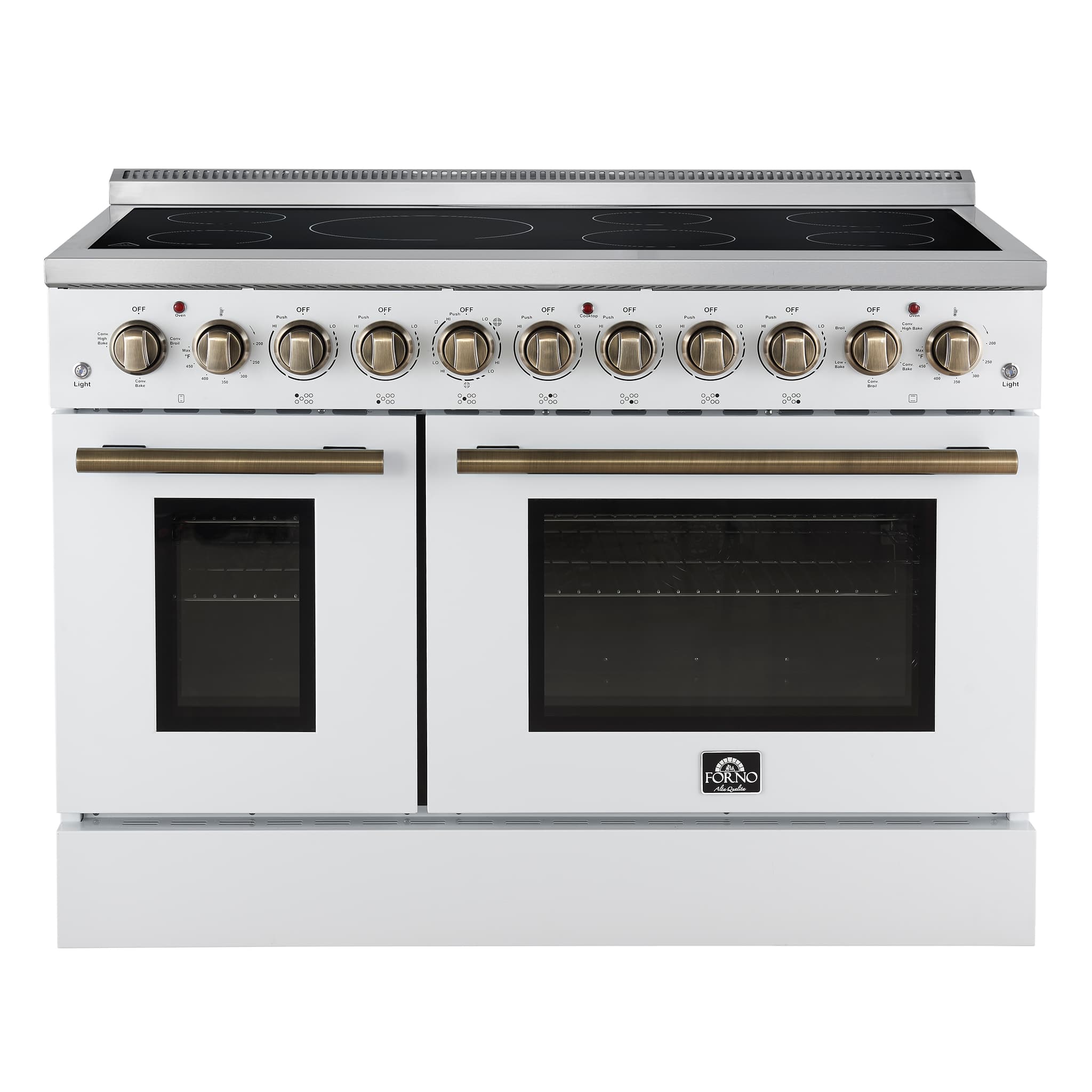 Forno Loiano 24 Inch Freestanding Electric Range in White, Canada Version, Plug and Cord Included